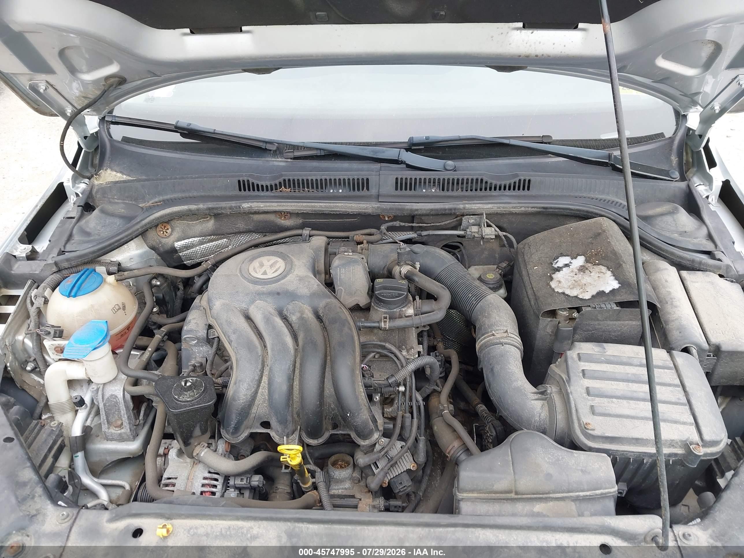 2015 Volkswagen Jetta 2.0l S Серебряный vin: 3VW1K7AJ7FM316769