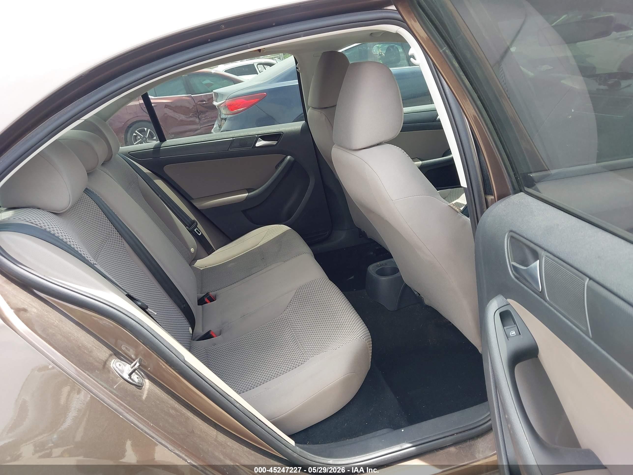 2013 Volkswagen Jetta 2.0l S Gray vin: 3VW1K7AJ8DM363998