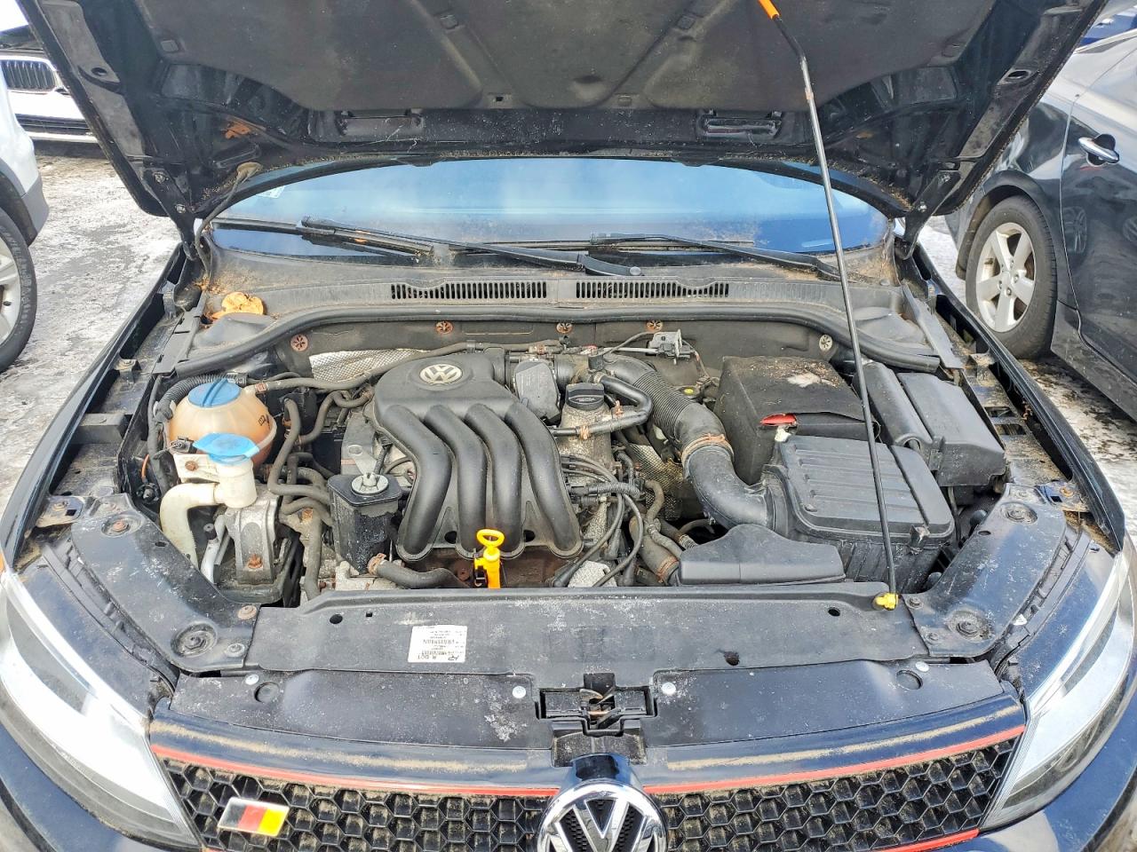 2014 Volkswagen Jetta Base Black vin: 3VW1K7AJ8EM333496