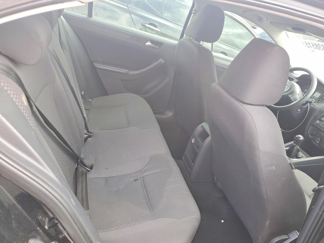 2014 Volkswagen Jetta Base Black vin: 3VW1K7AJ8EM333496