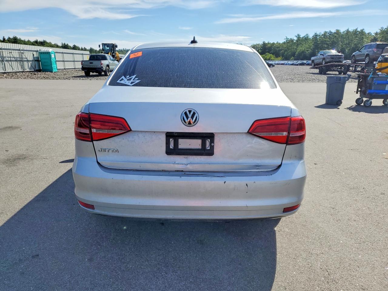 2015 Volkswagen Jetta Base Silver vin: 3VW1K7AJ8FM274600