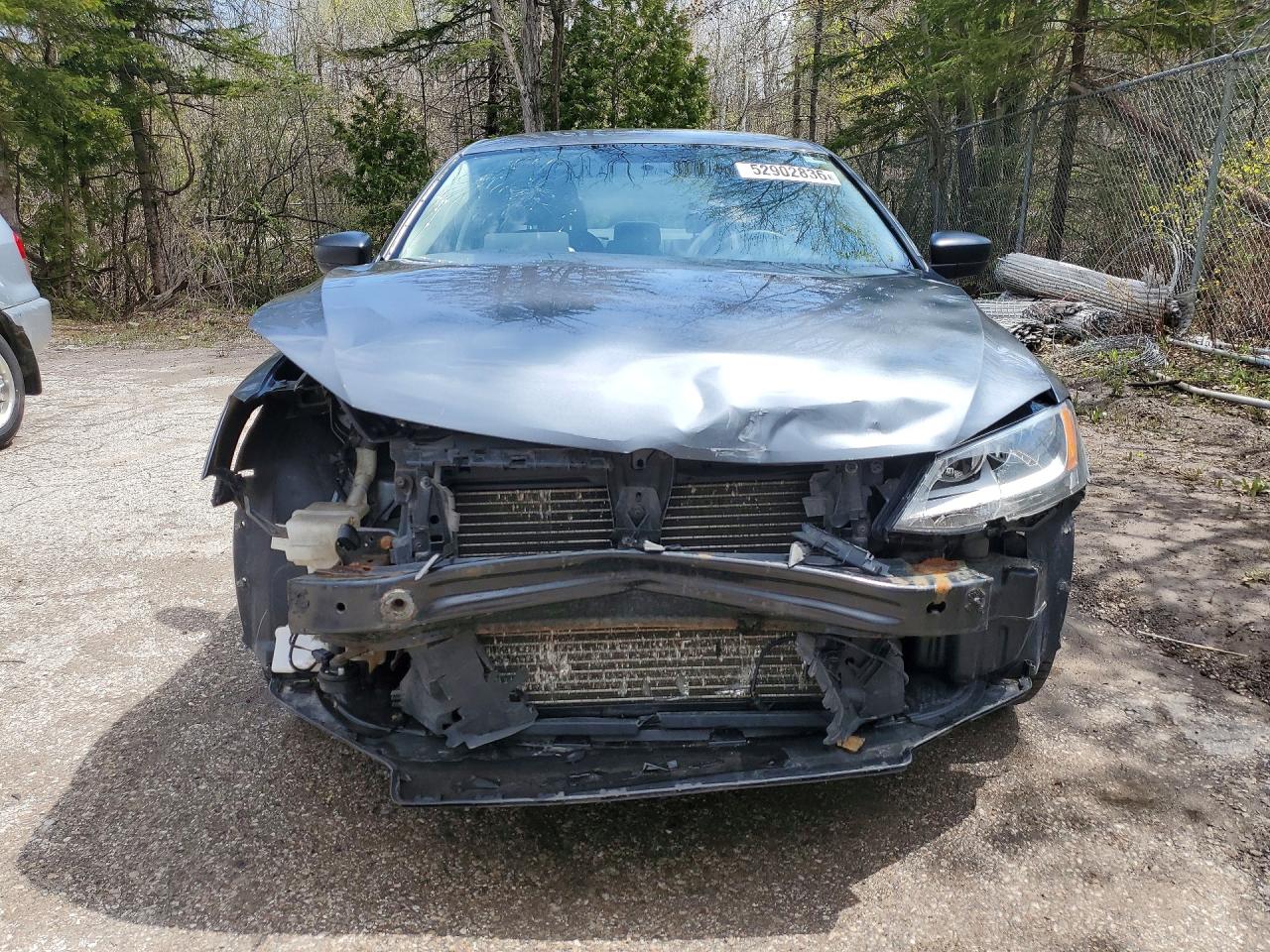 2015 Volkswagen Jetta Base Серый vin: 3VW1K7AJ9FM220710