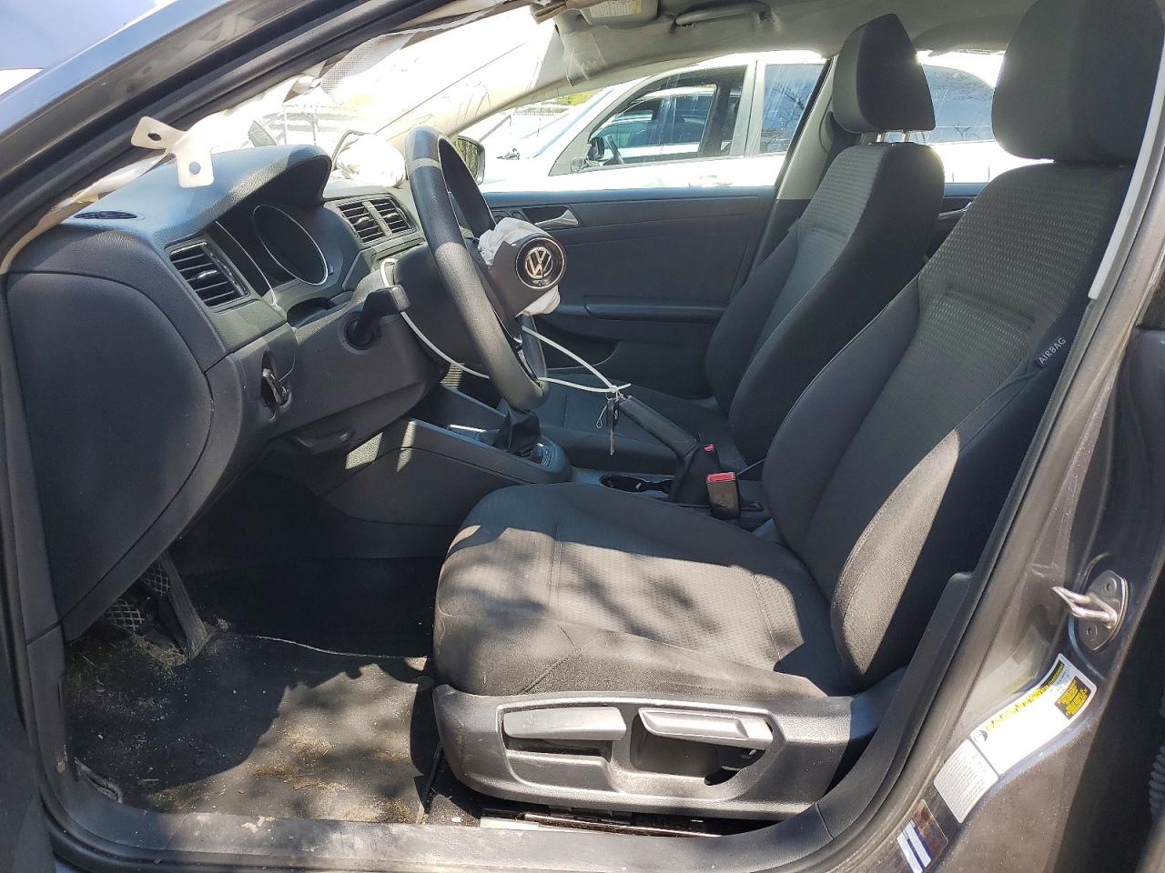 2015 Volkswagen Jetta Base Серый vin: 3VW1K7AJ9FM220710