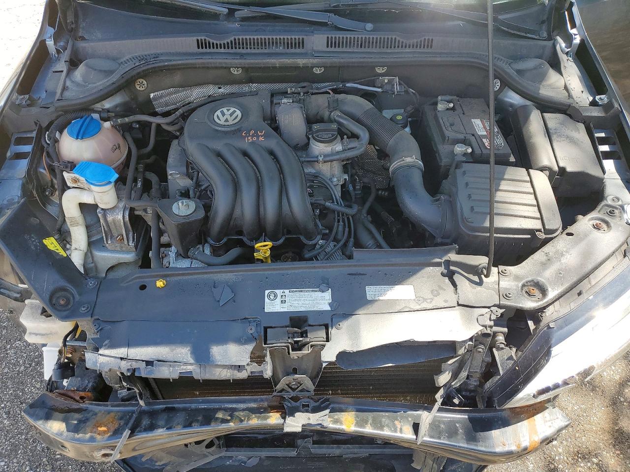 2015 Volkswagen Jetta Base Серый vin: 3VW1K7AJ9FM220710
