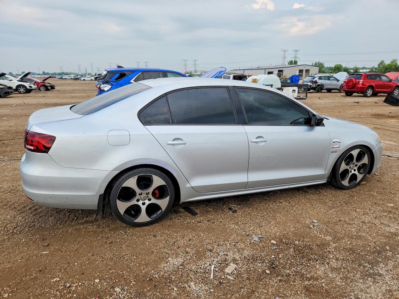 2012 Volkswagen Jetta Base Серебряный vin: 3VW1K7AJXCM390277