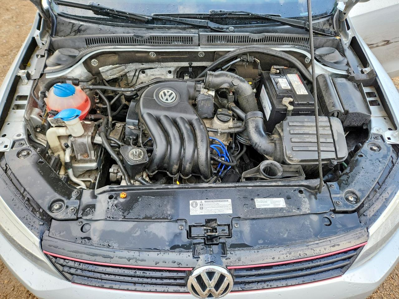 2012 Volkswagen Jetta Base Серебряный vin: 3VW1K7AJXCM390277