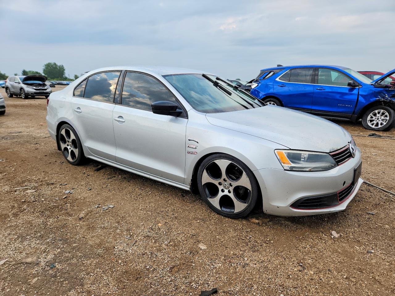 2012 Volkswagen Jetta Base Серебряный vin: 3VW1K7AJXCM390277