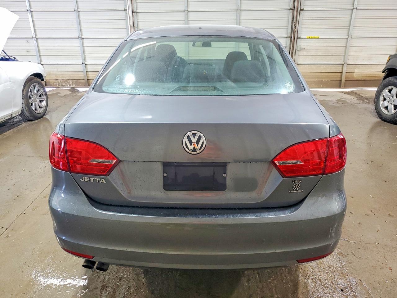 2012 Volkswagen Jetta Base Gray vin: 3VW1K7AJXCM394362