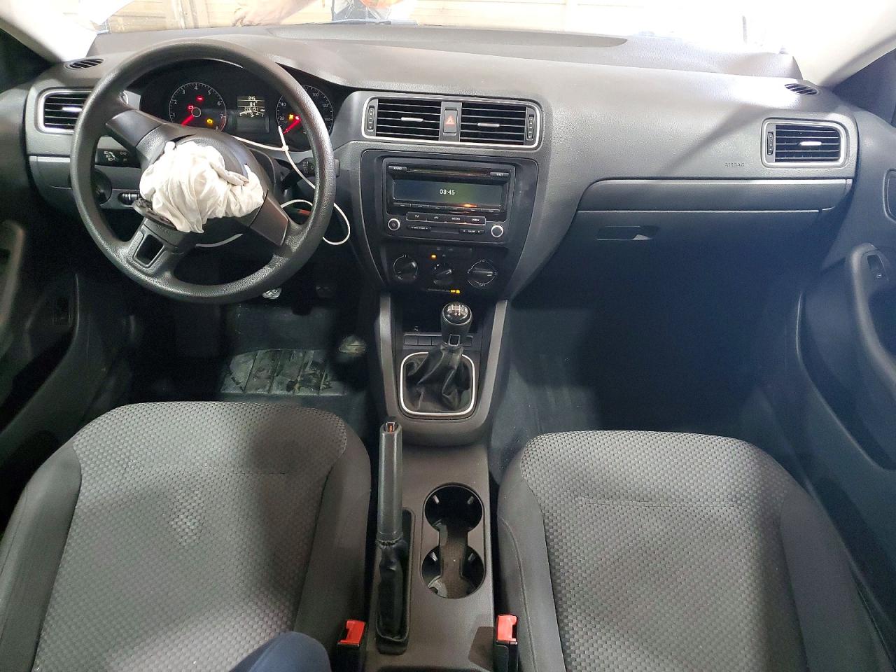 2012 Volkswagen Jetta Base Gray vin: 3VW1K7AJXCM394362