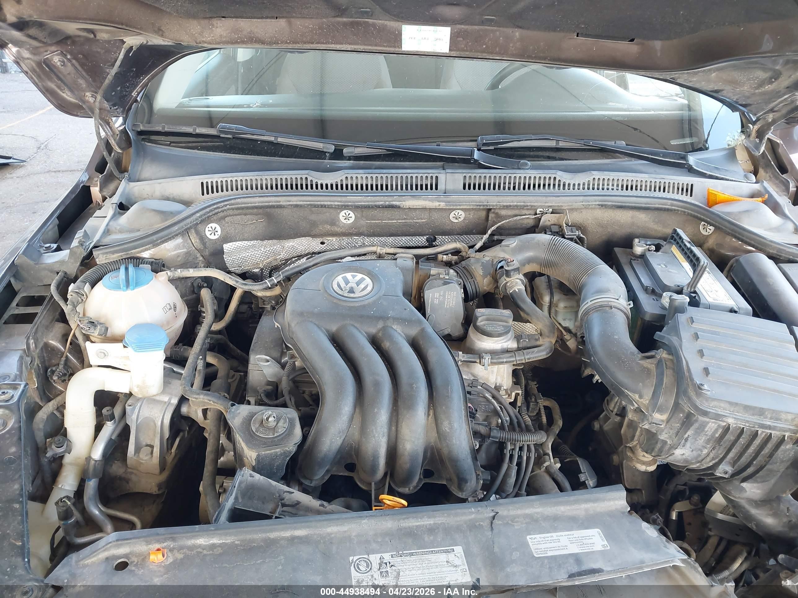 2013 Volkswagen Jetta 2.0l S Brown vin: 3VW1K7AJXDM389986