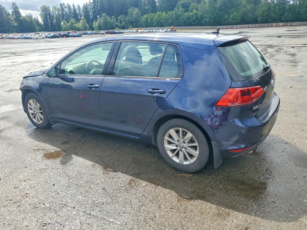 2015 Volkswagen Golf Blue vin: 3VW217AU0FM024656