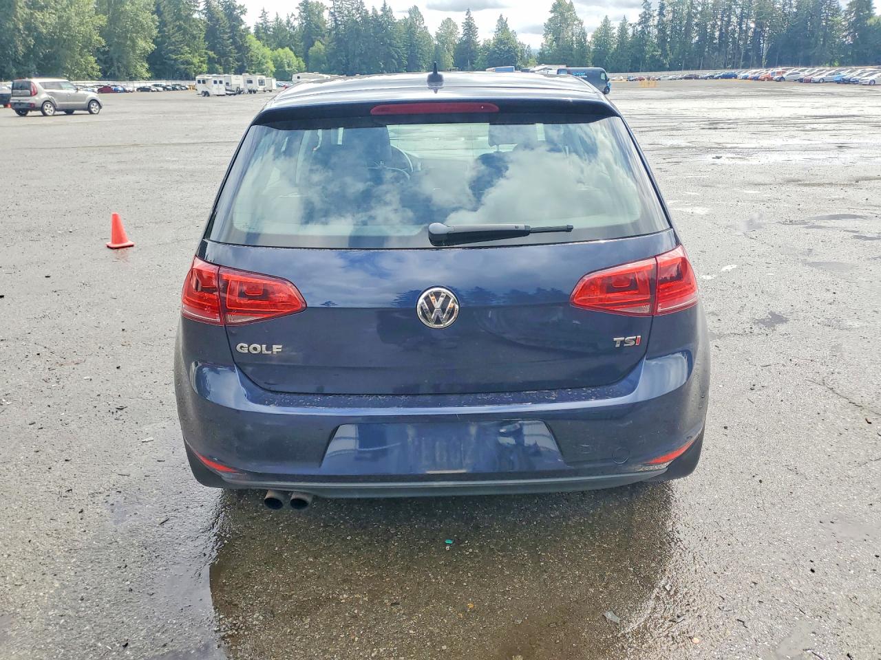 2015 Volkswagen Golf Blue vin: 3VW217AU0FM024656