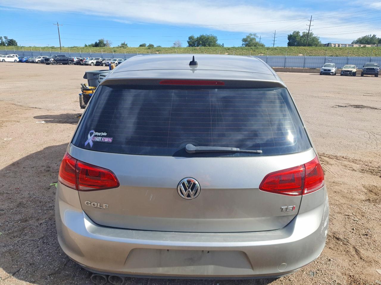 2015 Volkswagen Golf Silver vin: 3VW217AU1FM014573