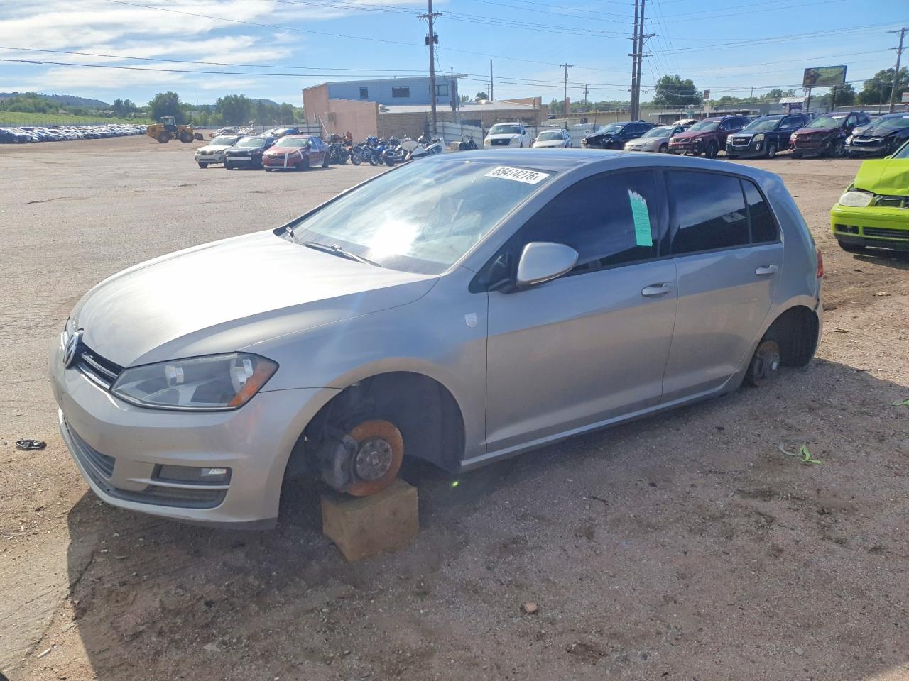 2015 Volkswagen Golf Silver vin: 3VW217AU1FM014573