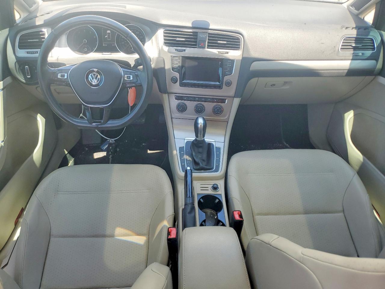 2015 Volkswagen Golf White vin: 3VW217AU2FM005560