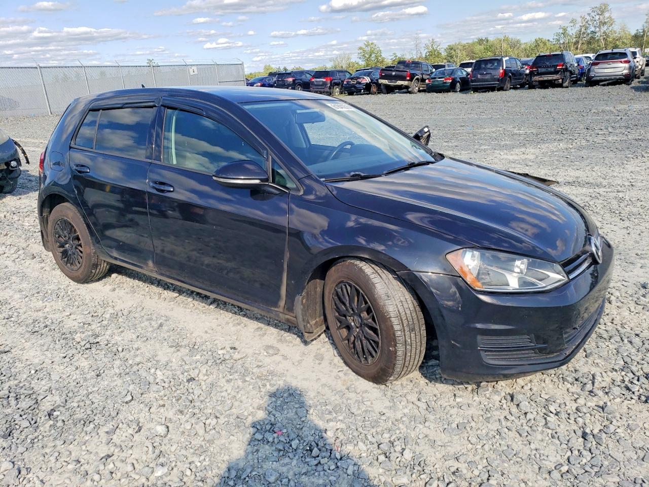 2015 Volkswagen Golf Black vin: 3VW217AU4FM074136