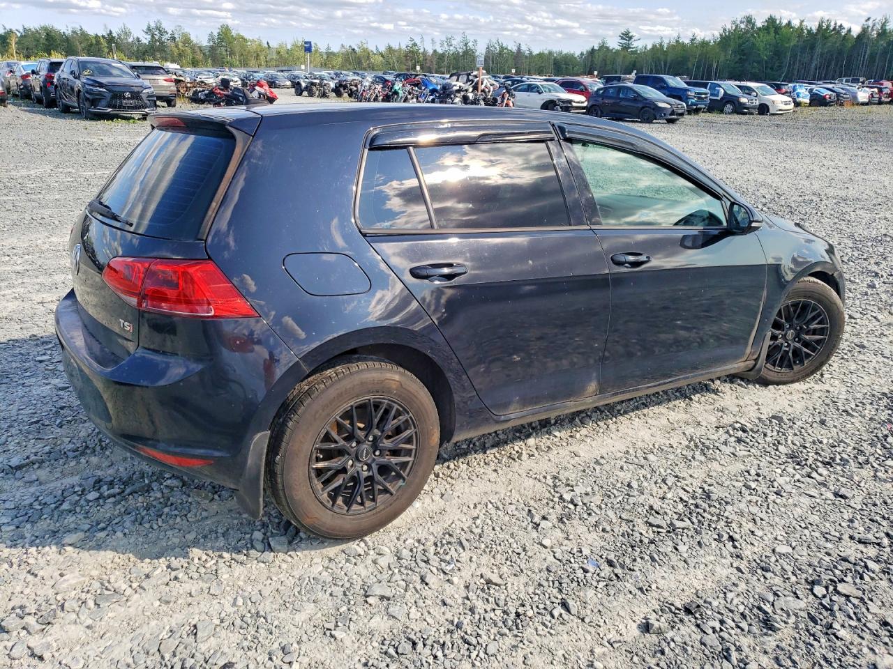 2015 Volkswagen Golf Black vin: 3VW217AU4FM074136