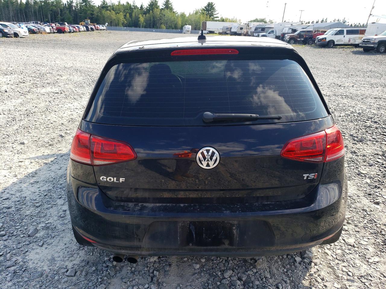 2015 Volkswagen Golf Black vin: 3VW217AU4FM074136