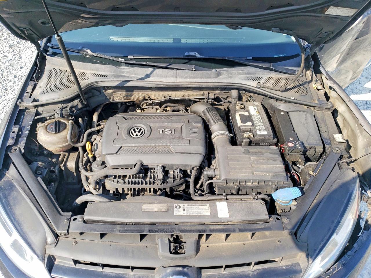 2015 Volkswagen Golf Black vin: 3VW217AU4FM074136