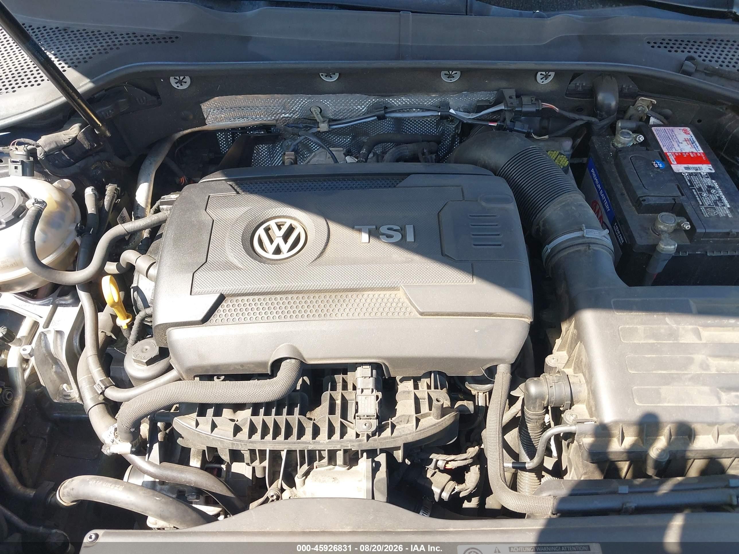 2015 Volkswagen Golf Tsi S 4-door Dark Blue vin: 3VW217AU4FM082575