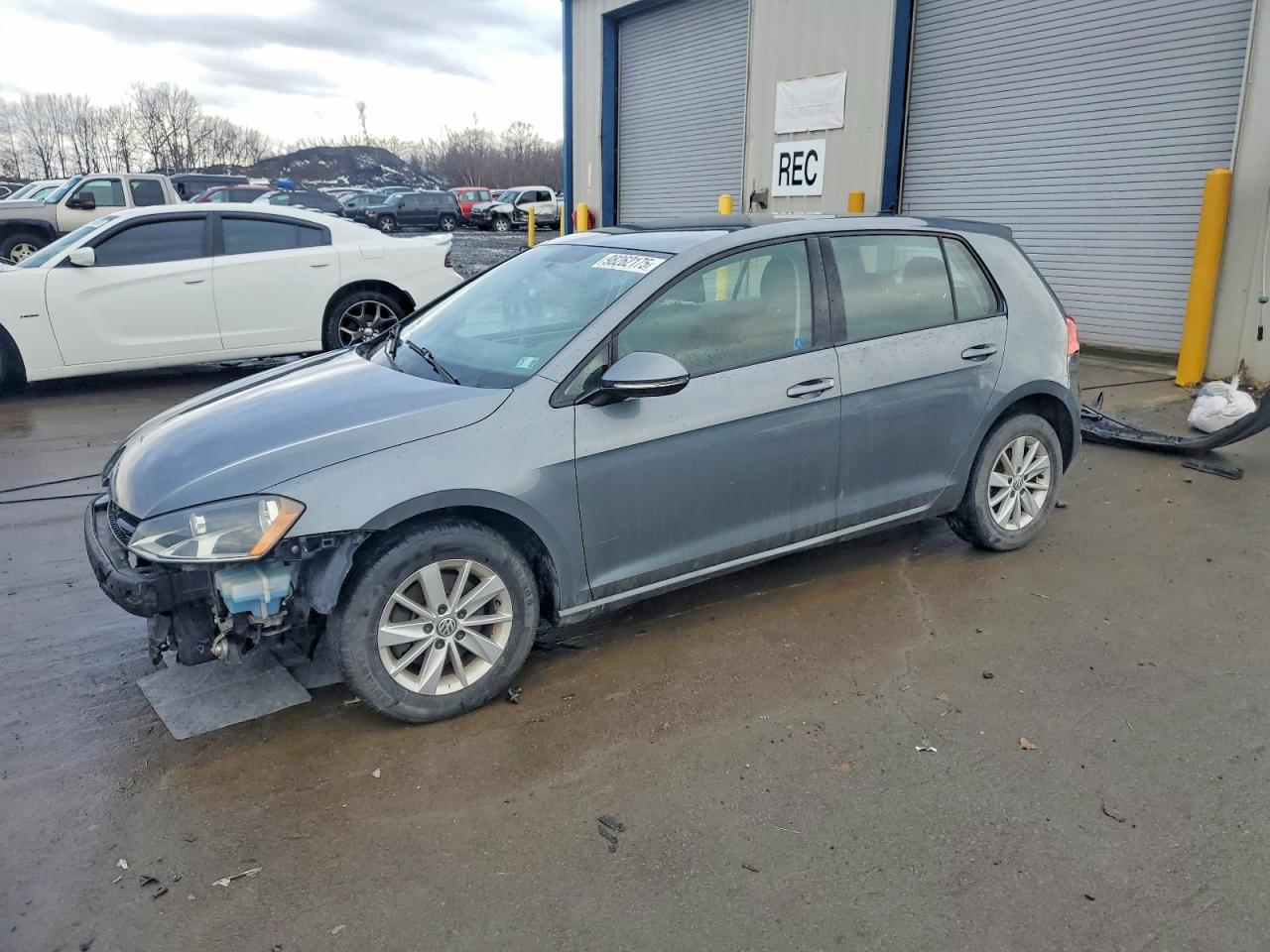 2015 Volkswagen Golf Gray vin: 3VW217AU5FM090751