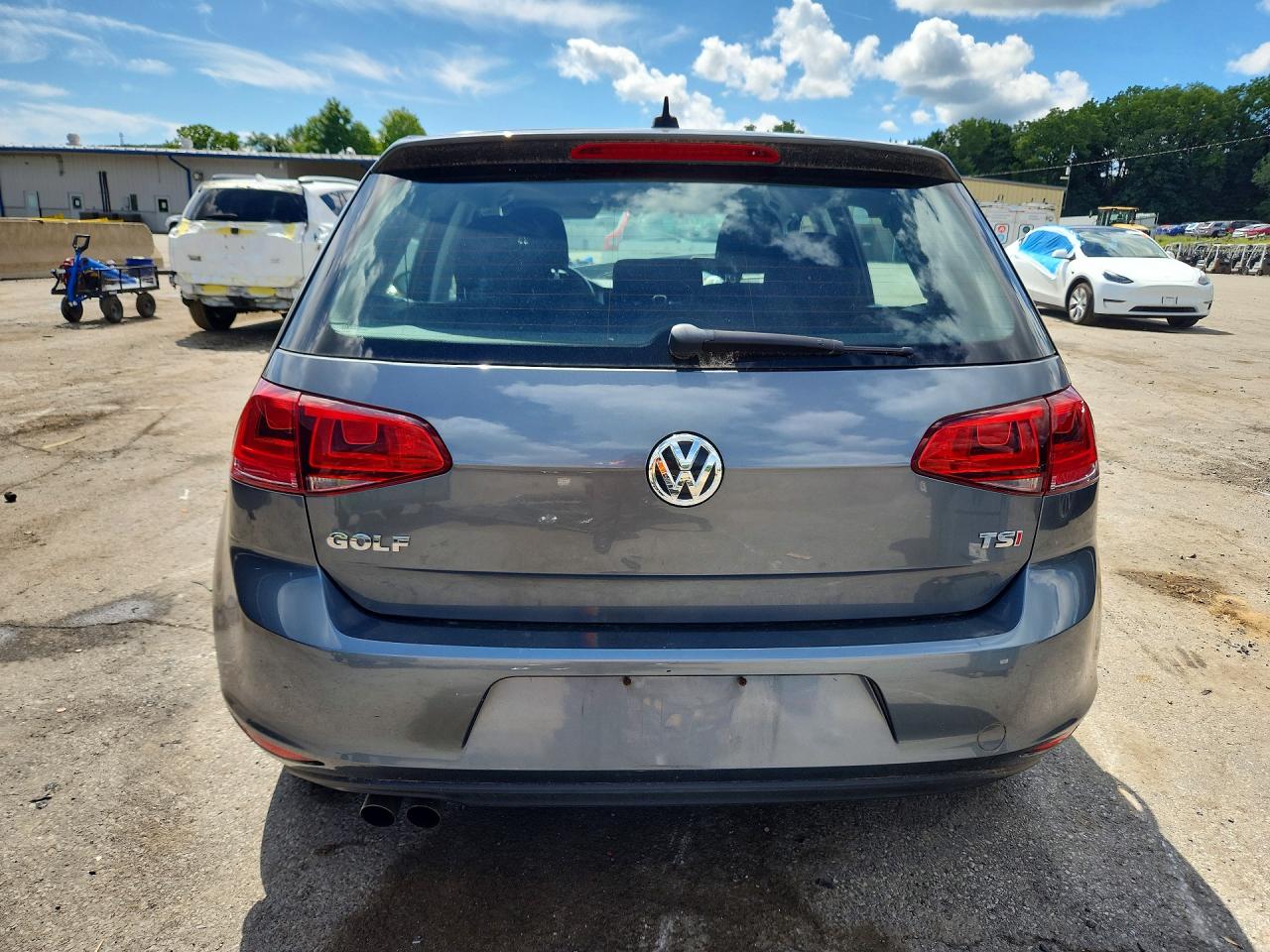 2017 Volkswagen Golf S Gray vin: 3VW217AU5HM070096