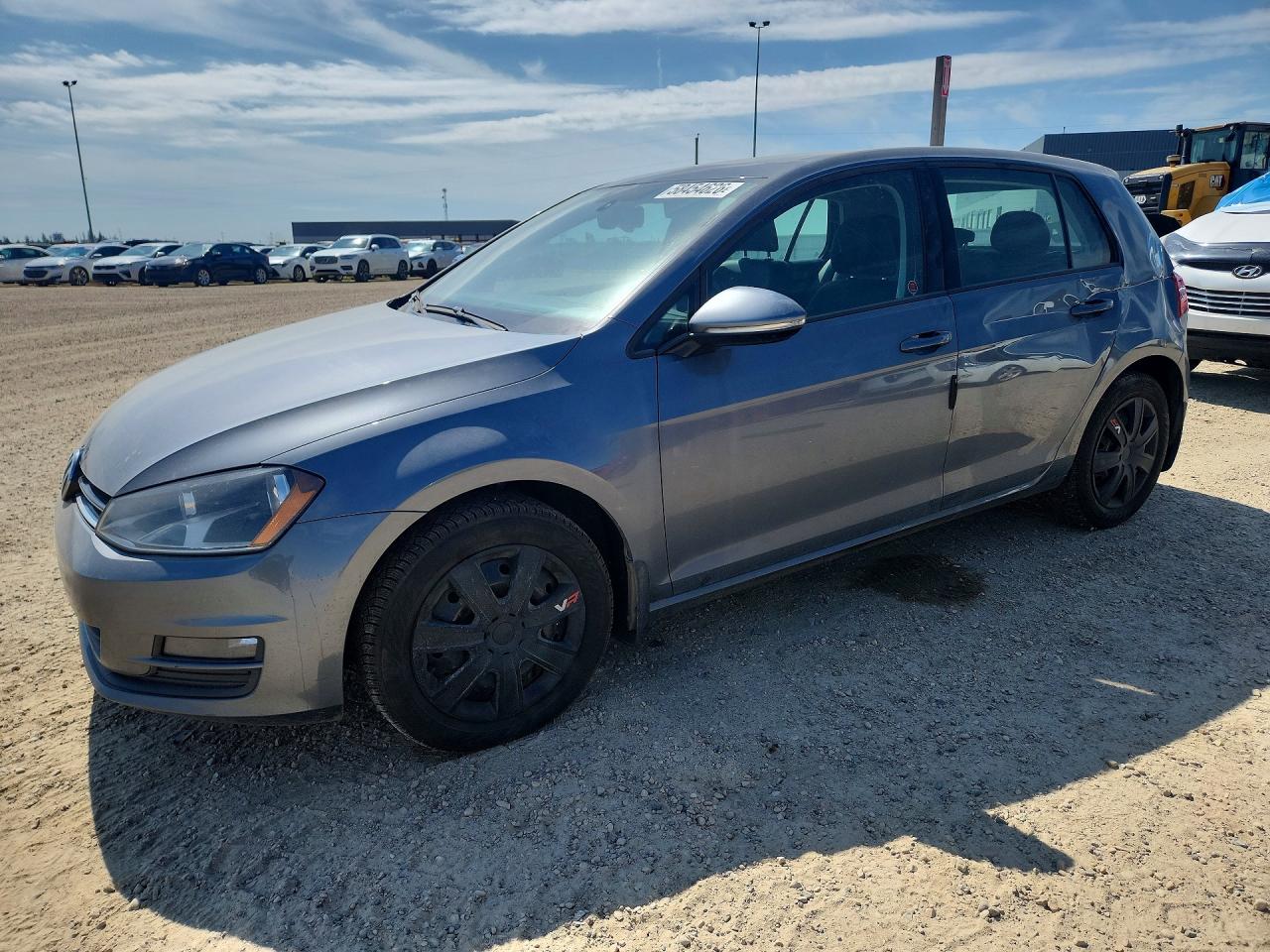 2015 Volkswagen Golf Gray vin: 3VW217AU7FM098415