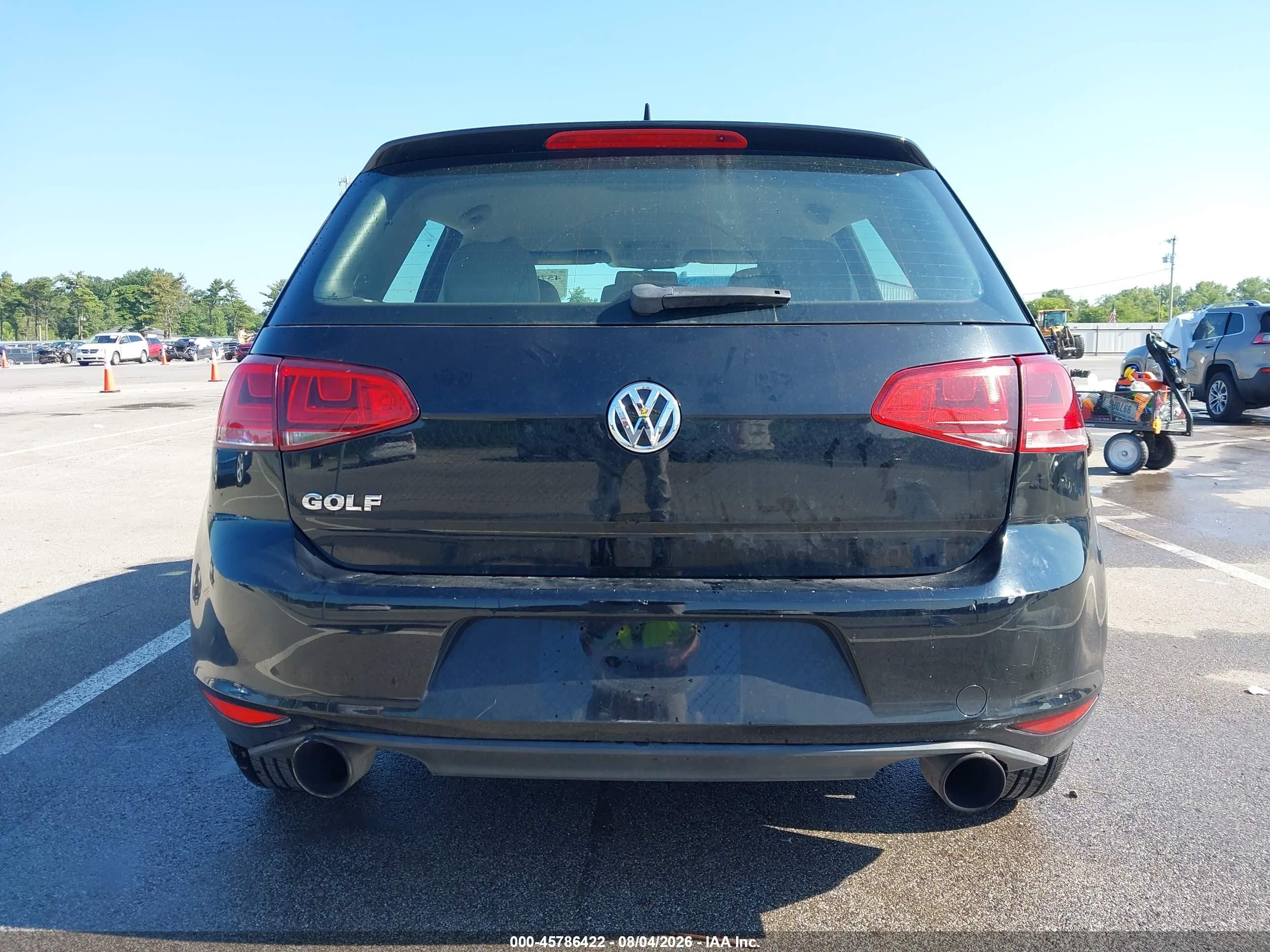 2015 Volkswagen Golf Tsi S 4-door Black vin: 3VW217AU8FM010262