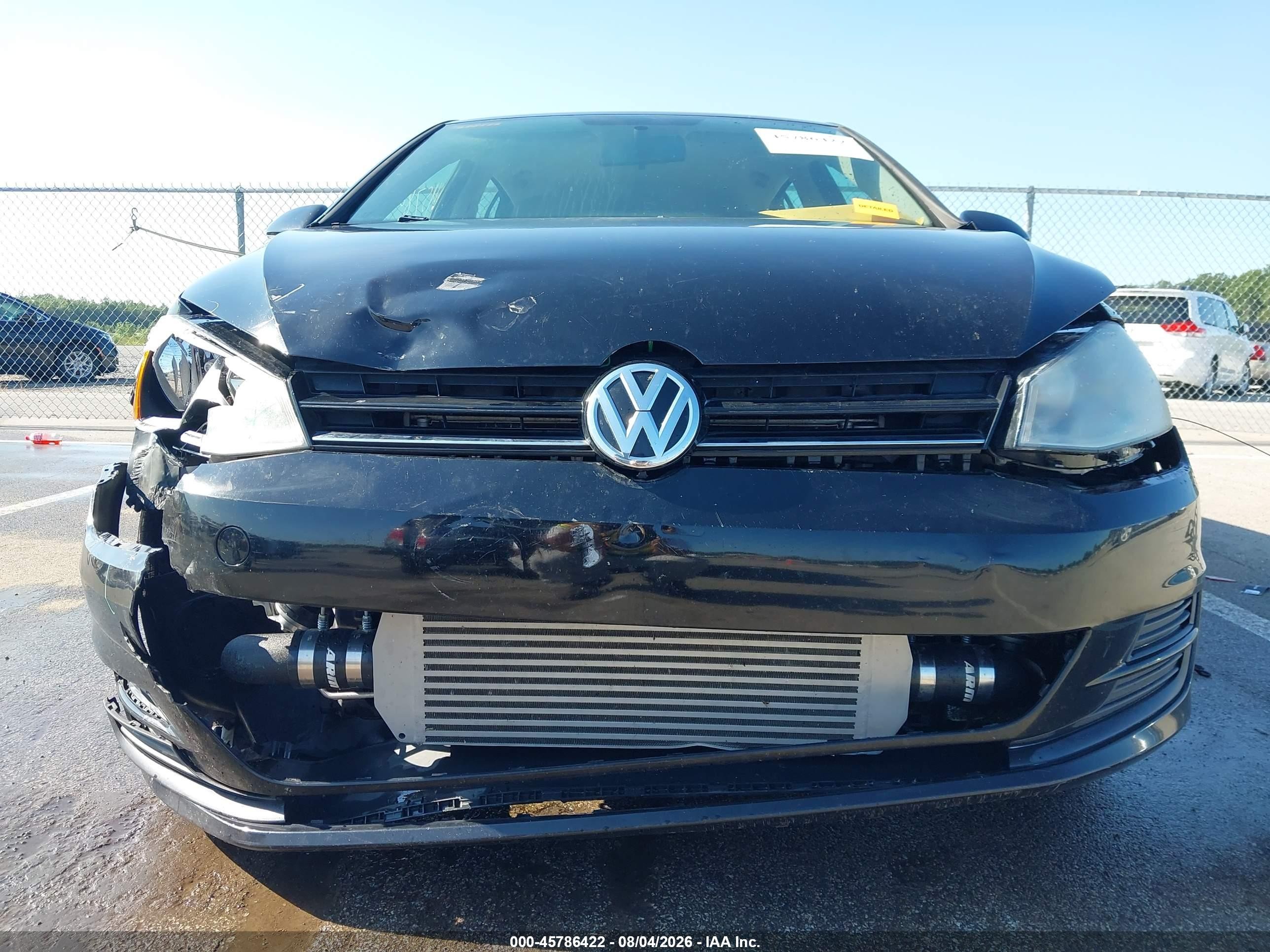 2015 Volkswagen Golf Tsi S 4-door Black vin: 3VW217AU8FM010262