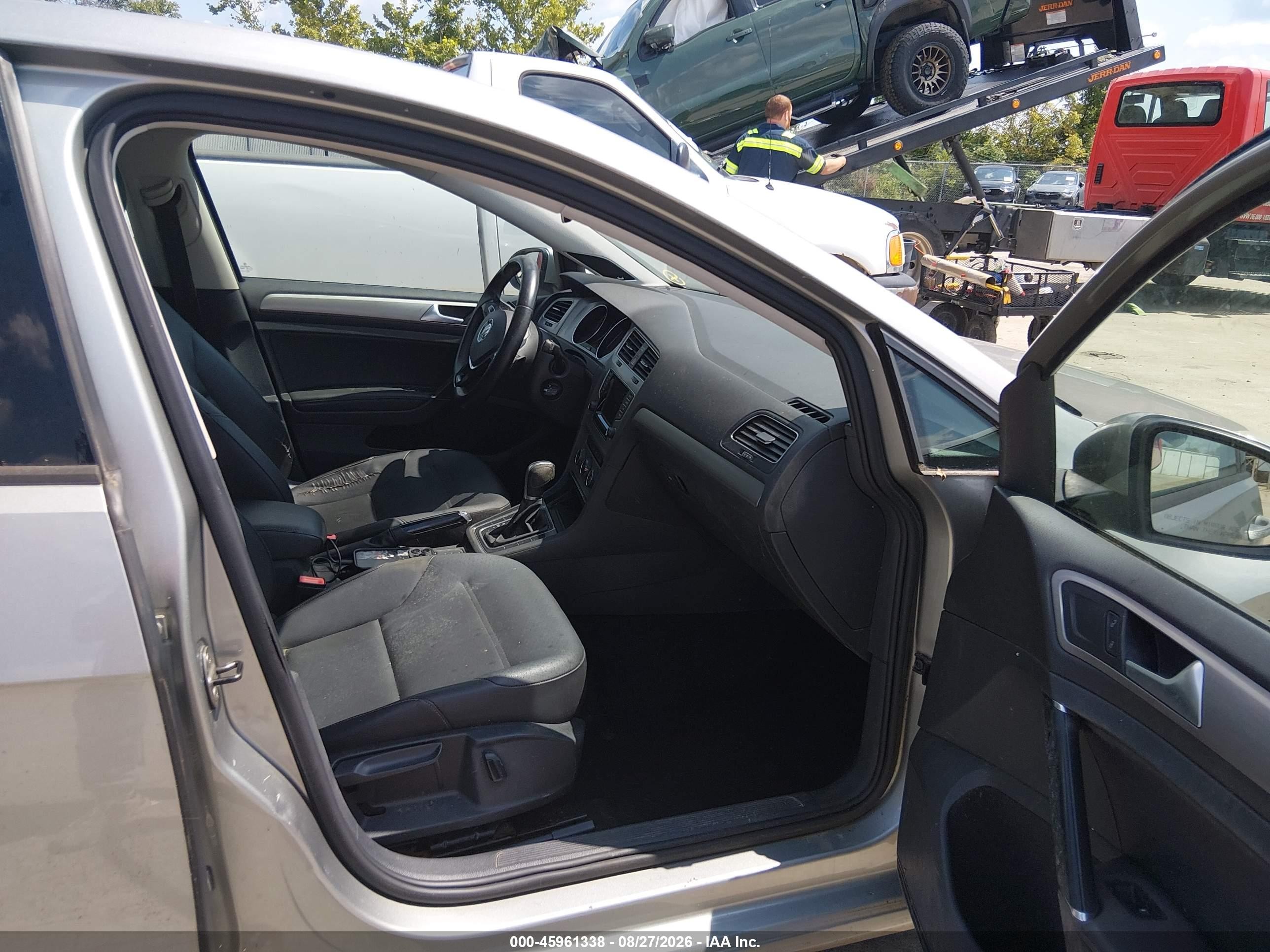 2015 Volkswagen Golf Tsi Se 4-door Gray vin: 3VW217AU8FM069277