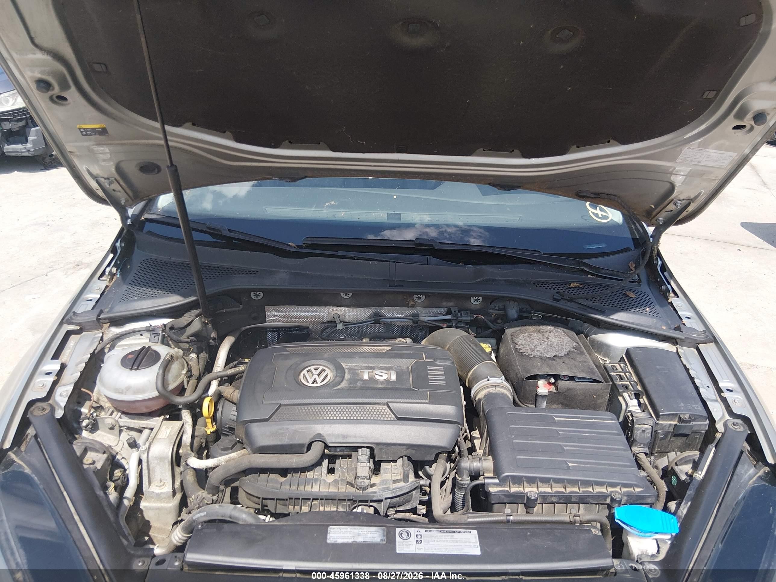 2015 Volkswagen Golf Tsi Se 4-door Gray vin: 3VW217AU8FM069277
