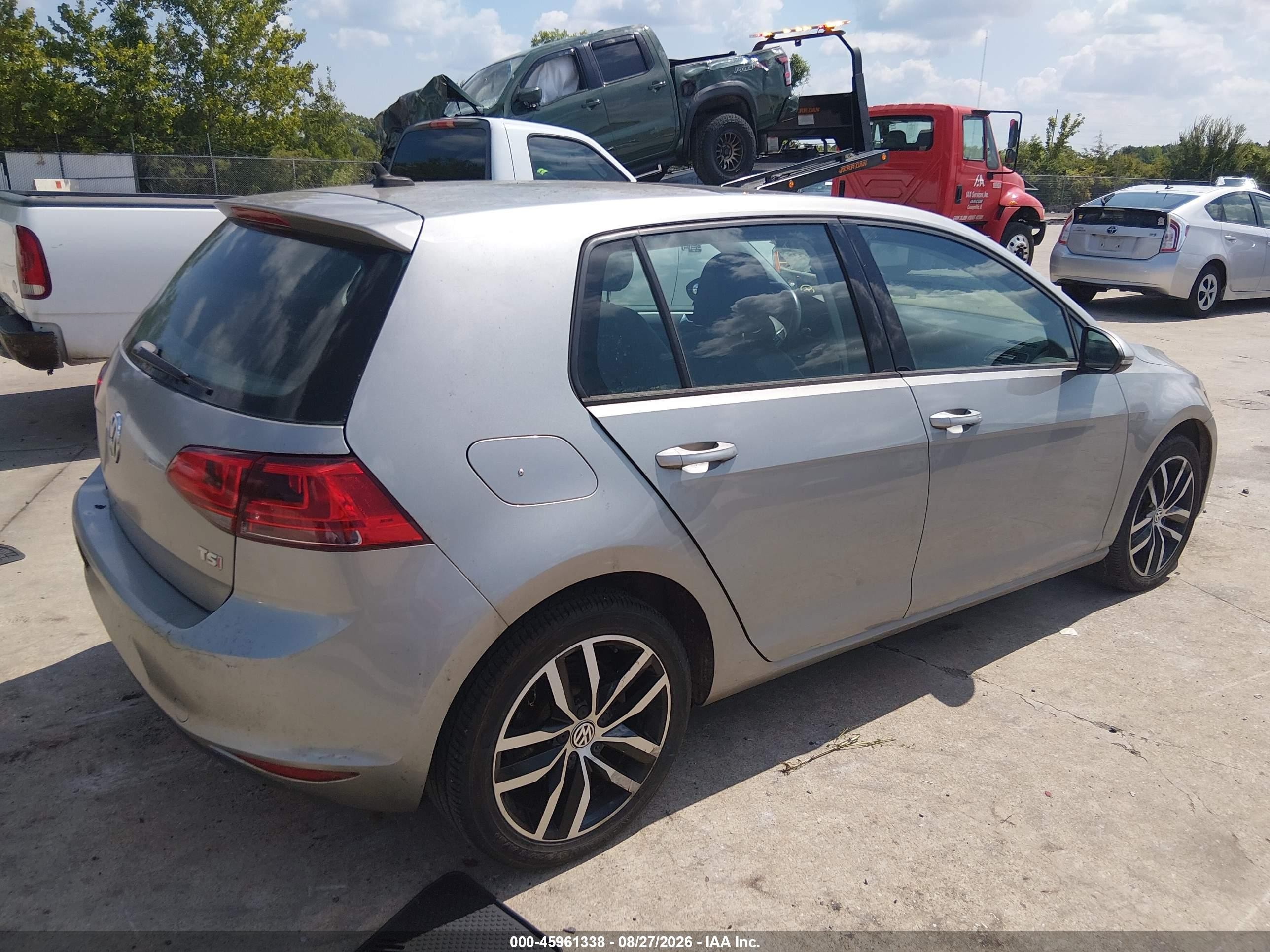 2015 Volkswagen Golf Tsi Se 4-door Gray vin: 3VW217AU8FM069277