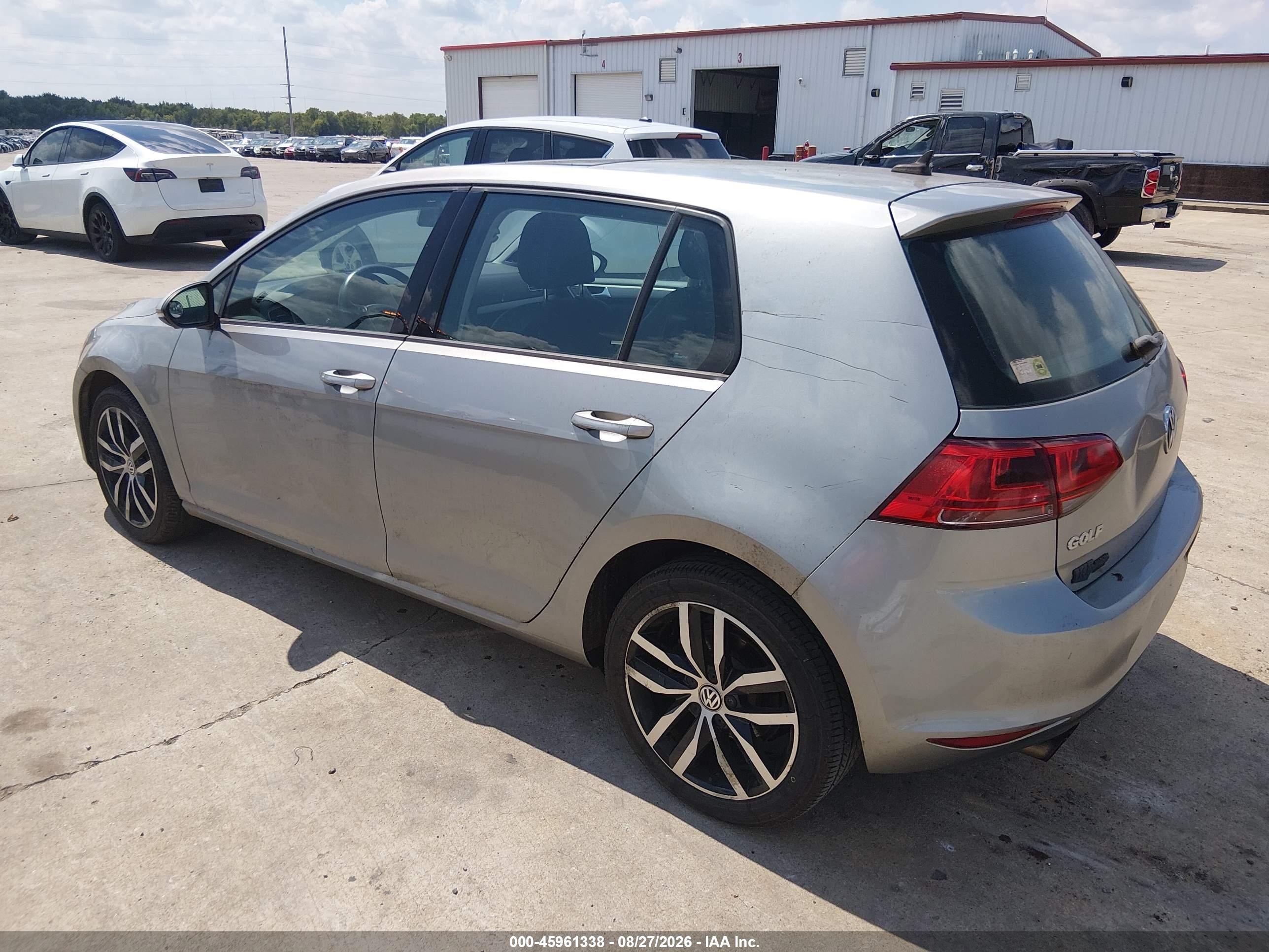 2015 Volkswagen Golf Tsi Se 4-door Gray vin: 3VW217AU8FM069277