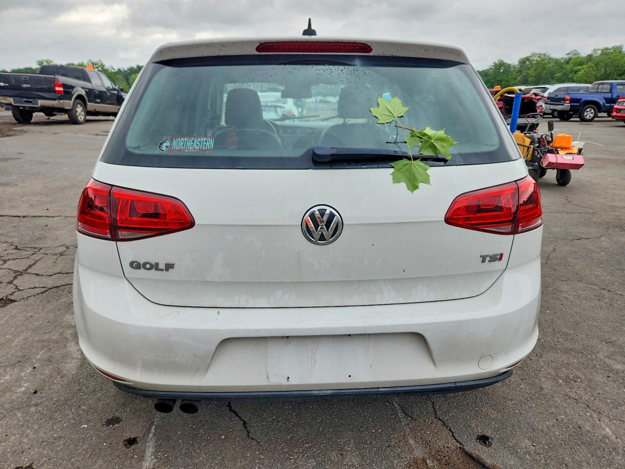 2015 Volkswagen Golf White vin: 3VW217AU9FM076903