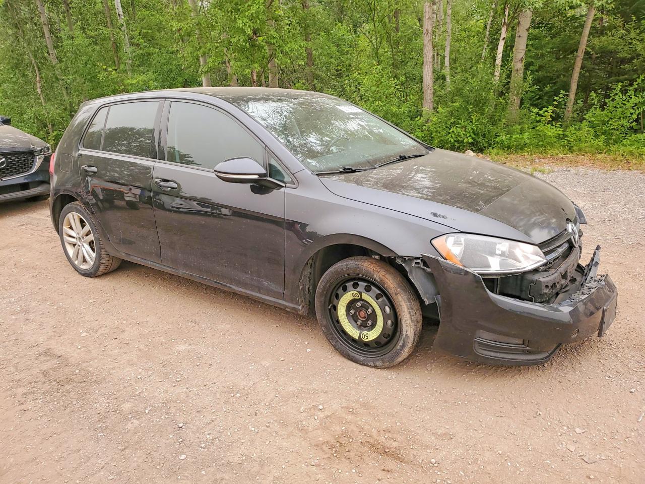 2015 Volkswagen Golf Black vin: 3VW217AUXFM004768