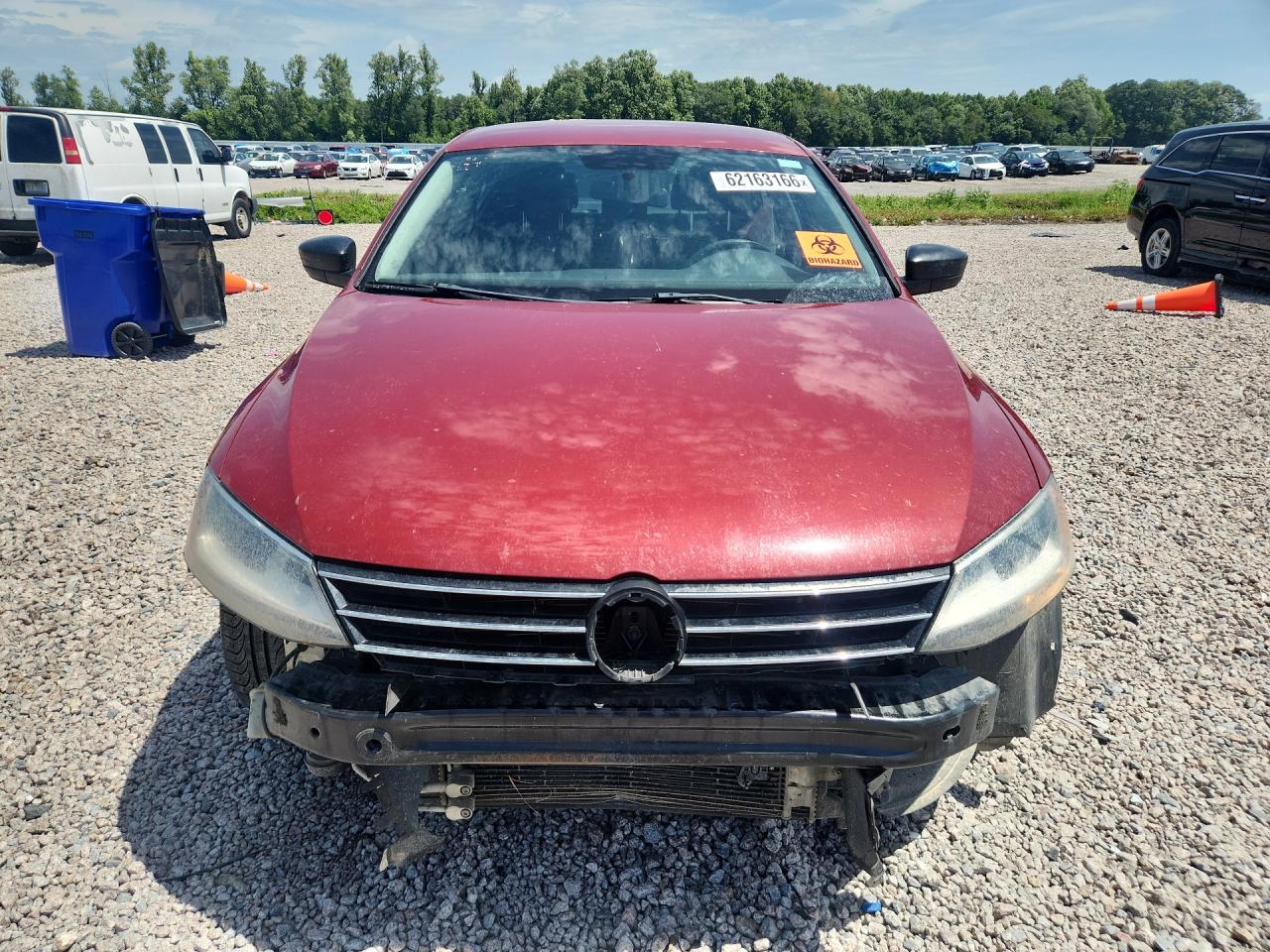 2016 Volkswagen Jetta S Burgundy vin: 3VW267AJ3GM314902