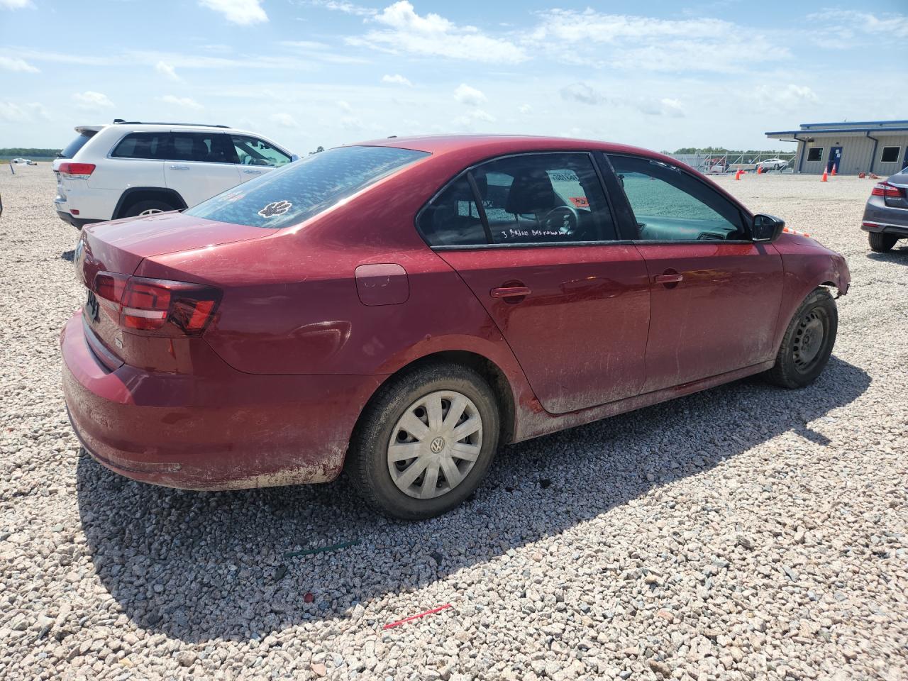 2016 Volkswagen Jetta S Burgundy vin: 3VW267AJ3GM314902