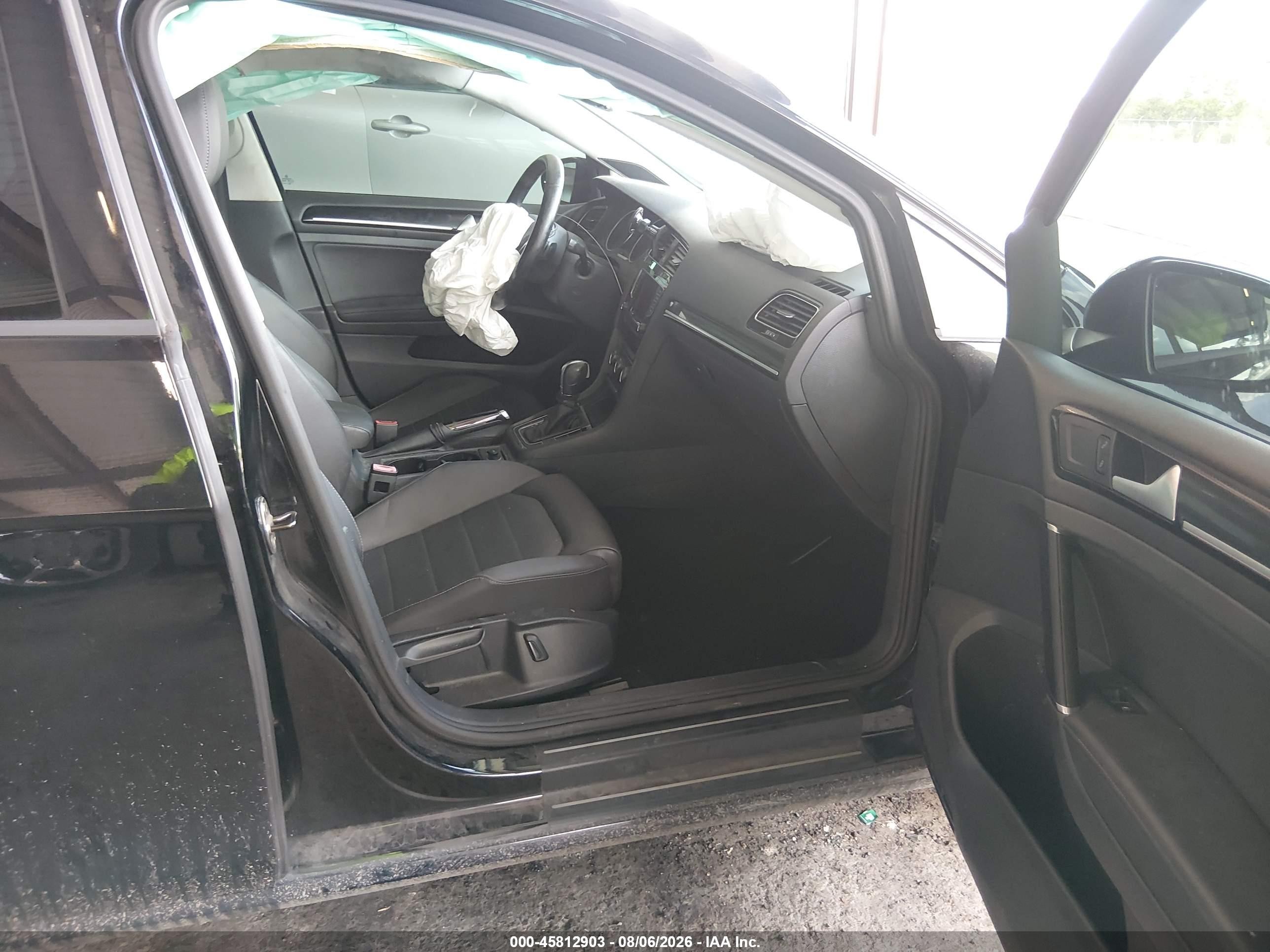 2015 Volkswagen Golf Tdi Sel 4-door Черный vin: 3VW2A7AU0FM012684