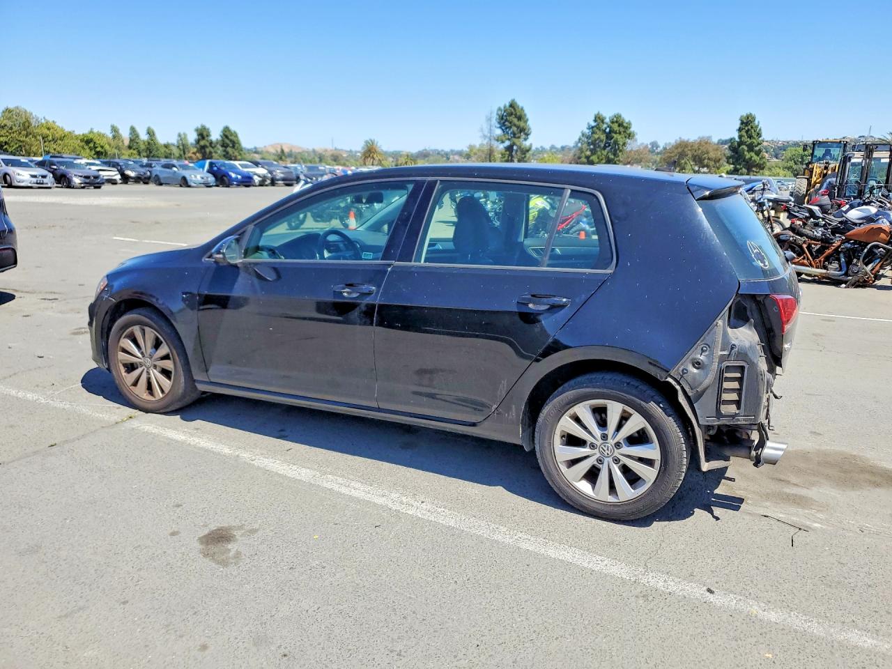 2015 Volkswagen Golf Tdi Черный vin: 3VW2A7AU1FM047640