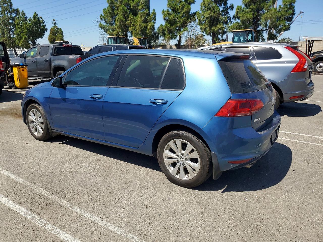 2015 Volkswagen Golf Tdi Blue vin: 3VW2A7AU1FM091833