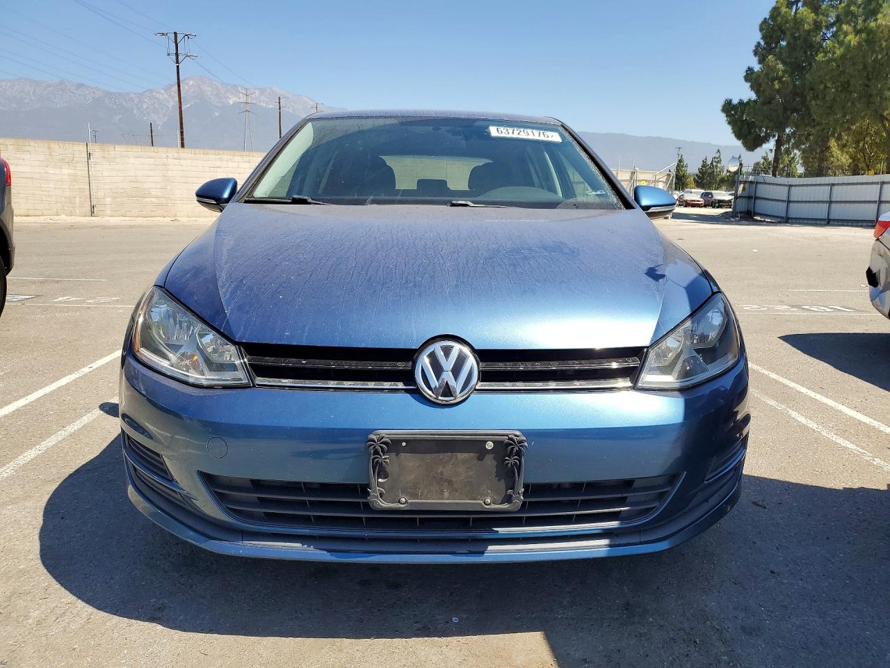 2015 Volkswagen Golf Tdi Blue vin: 3VW2A7AU1FM091833