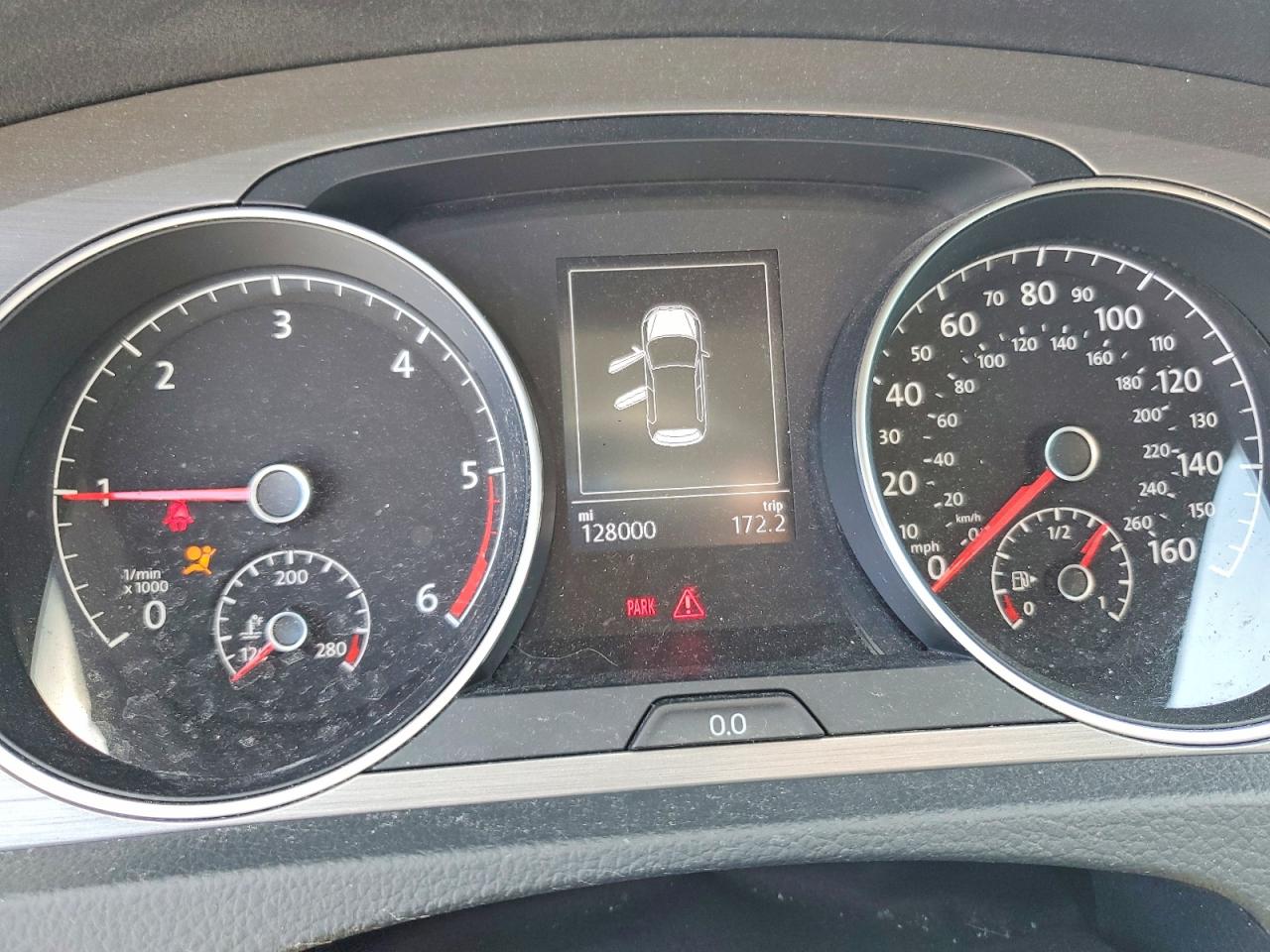 2015 Volkswagen Golf Tdi Белый vin: 3VW2A7AU2FM028739