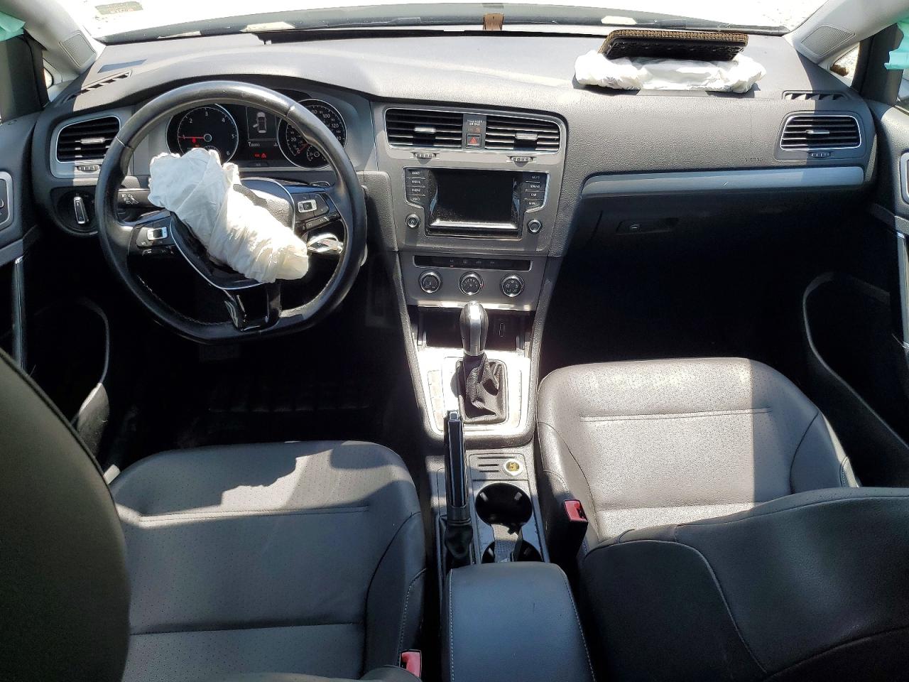 2015 Volkswagen Golf Tdi Белый vin: 3VW2A7AU2FM028739