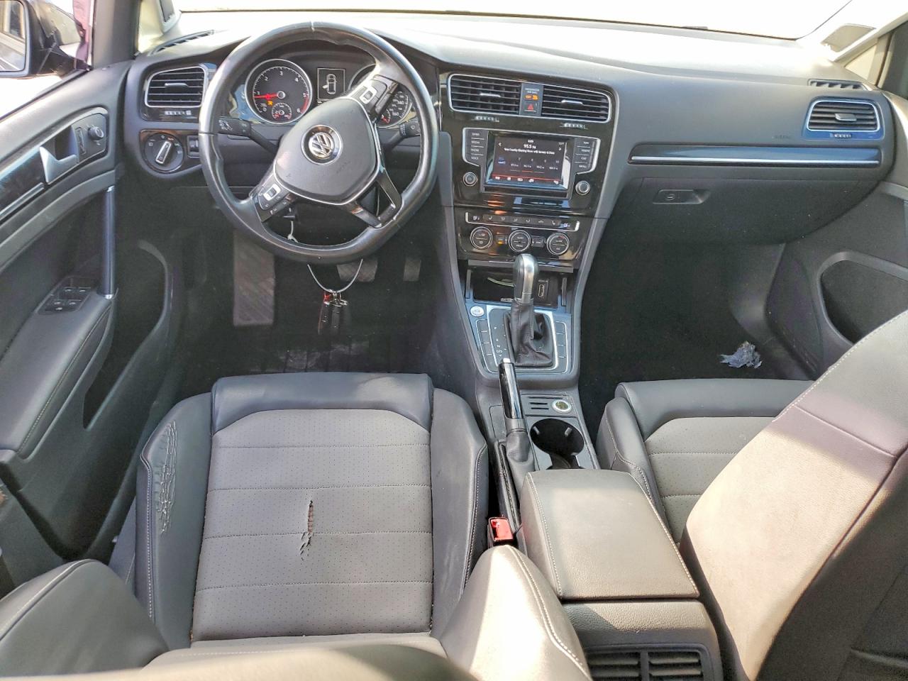 2015 Volkswagen Golf Tdi Синий vin: 3VW2A7AU2FM055357