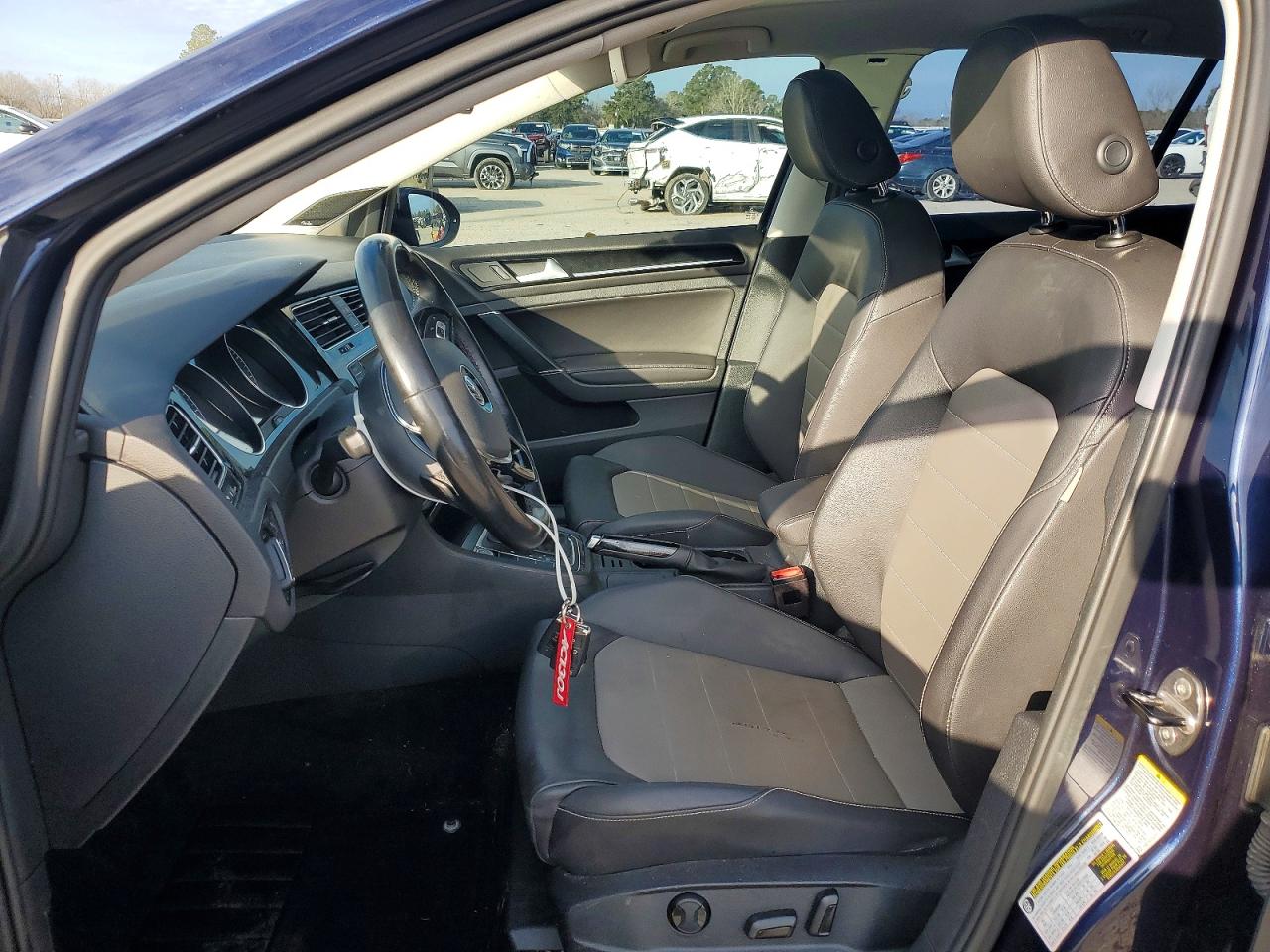 2015 Volkswagen Golf Tdi Синий vin: 3VW2A7AU2FM055357