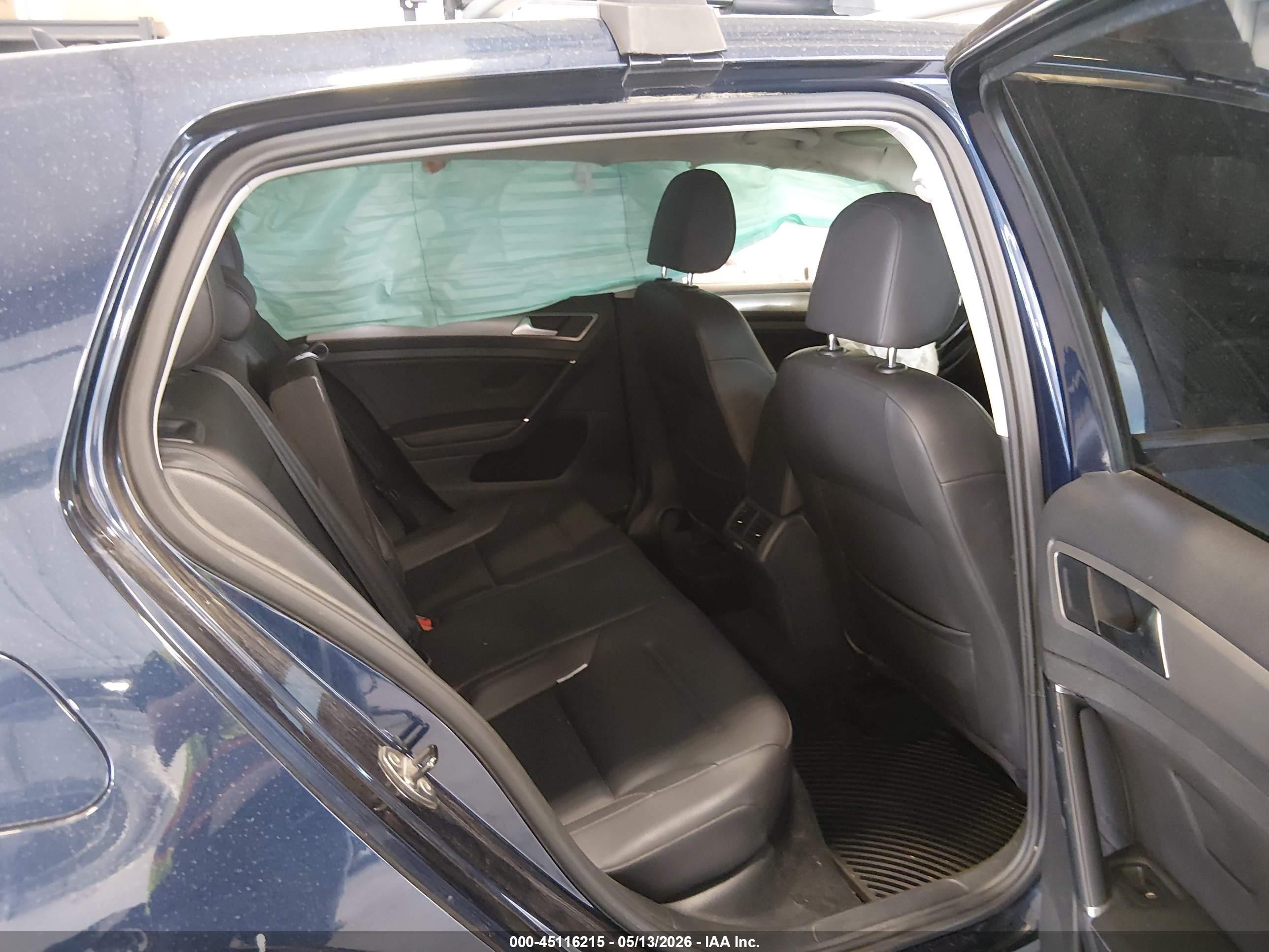2015 Volkswagen Golf Tdi S 4-door Blue vin: 3VW2A7AU7FM046847