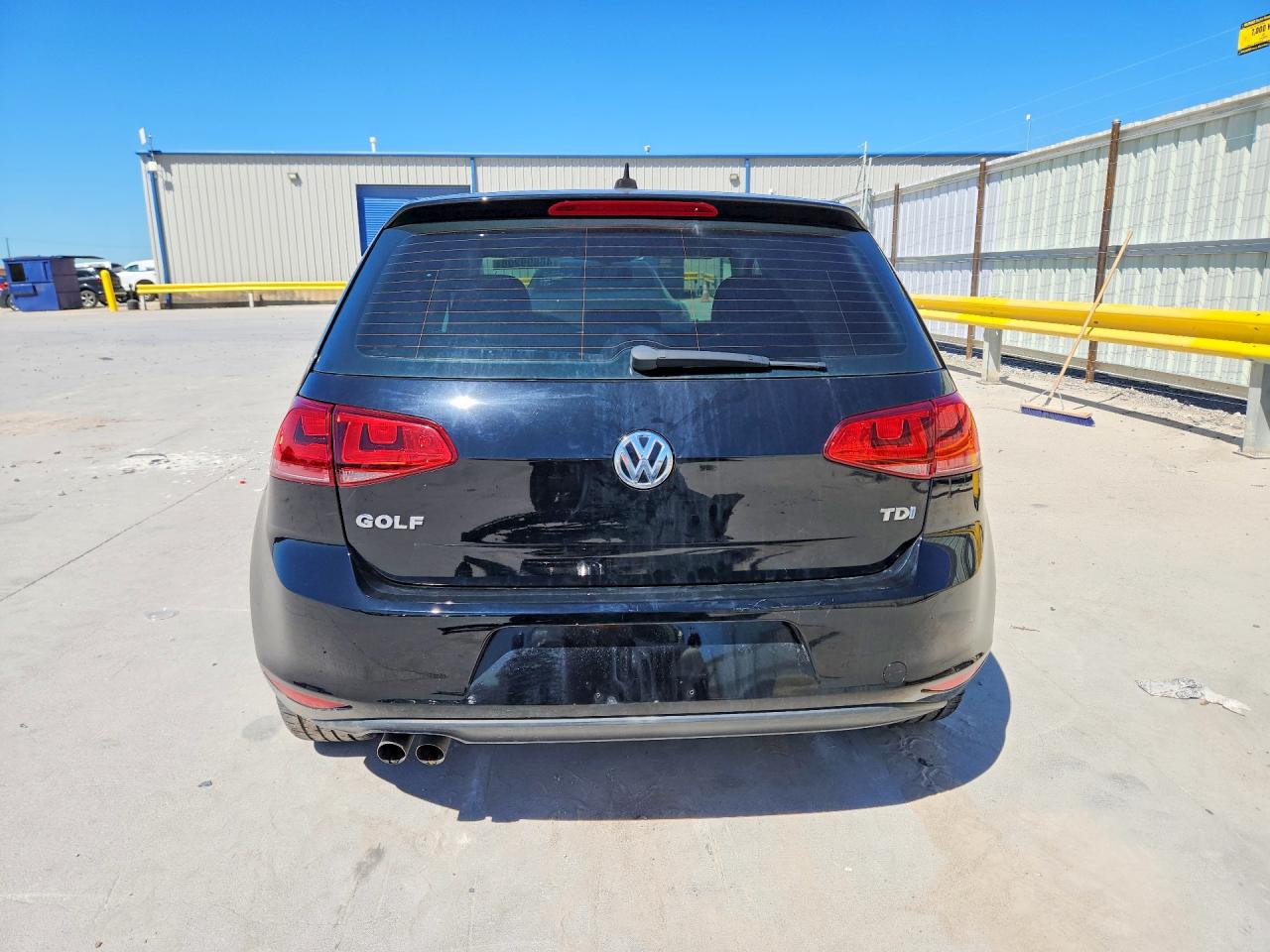 2015 Volkswagen Golf Tdi Черный vin: 3VW2A7AUXFM018900