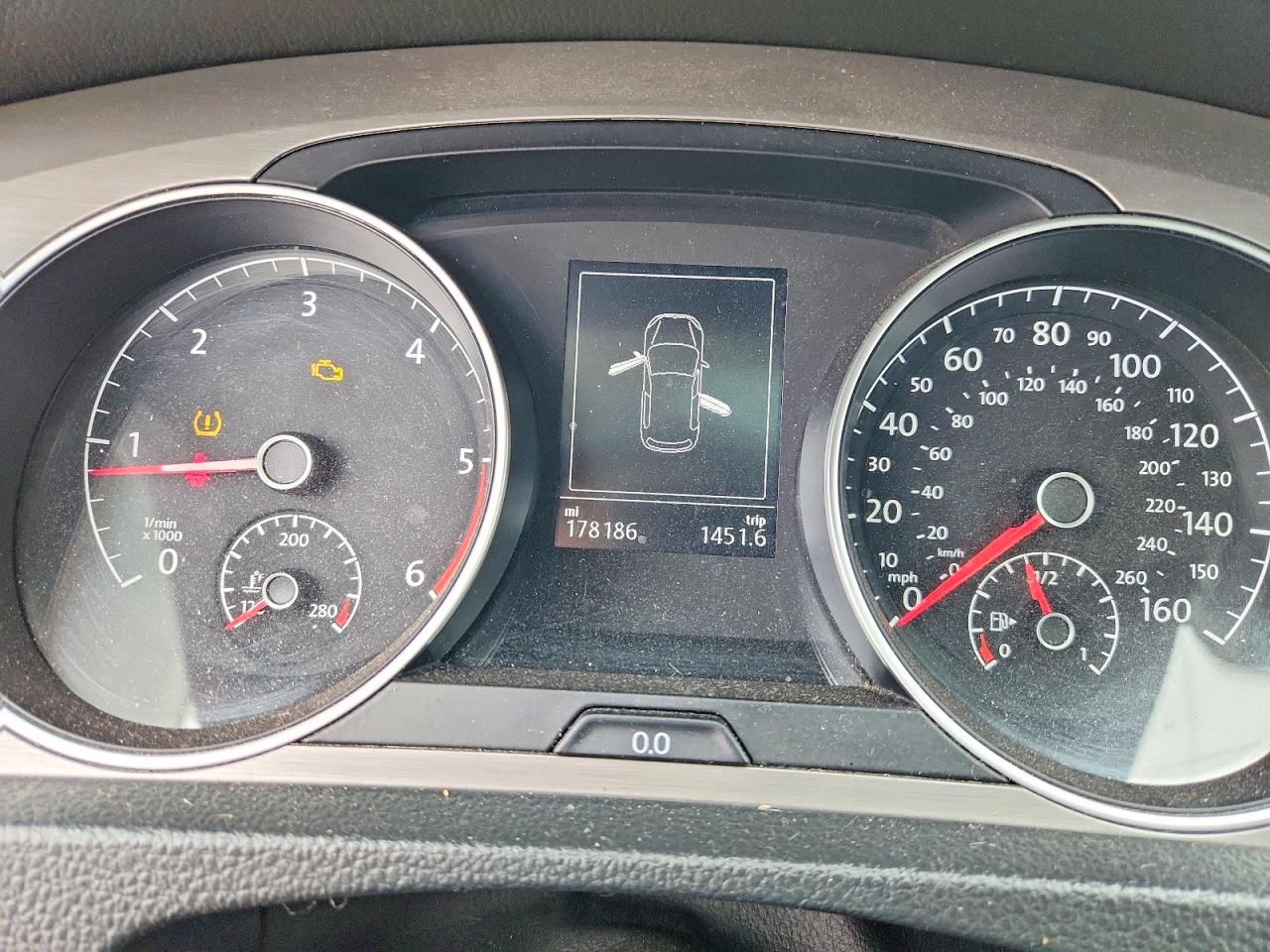 2015 Volkswagen Golf Tdi Blue vin: 3VW2A7AUXFM041951