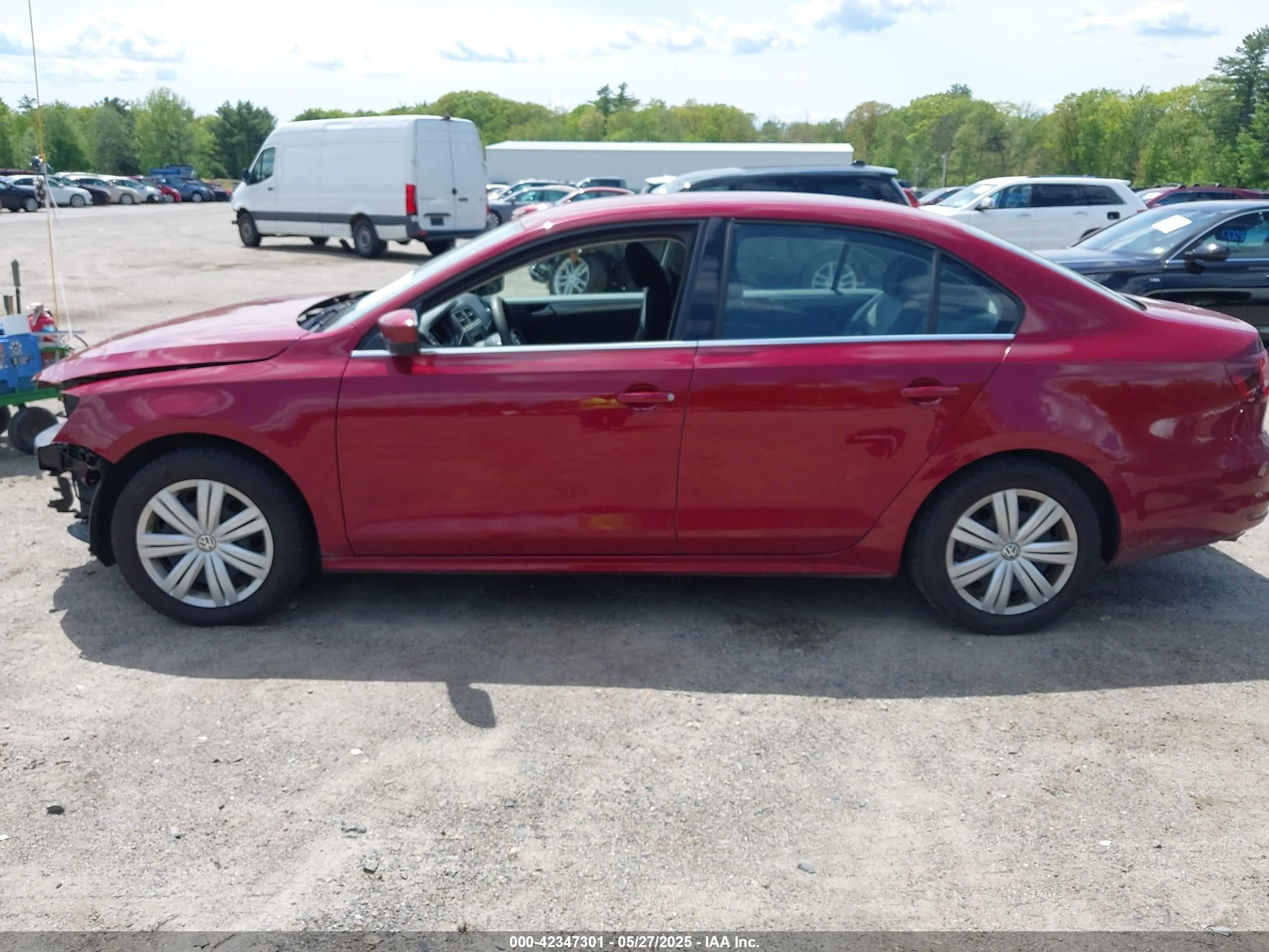 2017 Volkswagen Jetta 1.4t S Red vin: 3VW2B7AJ0HM389750