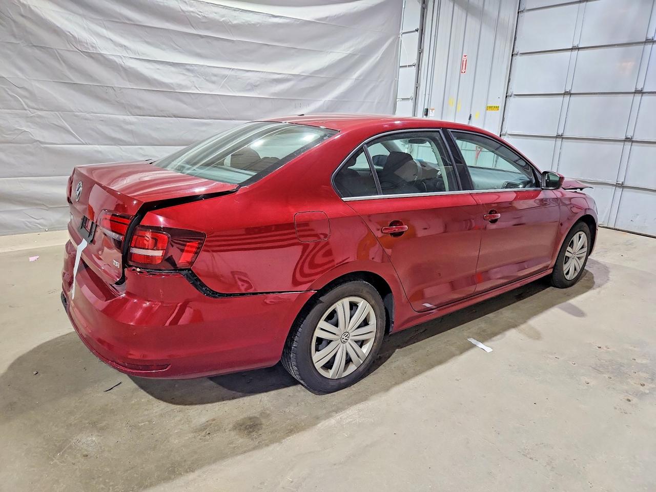 2017 Volkswagen Jetta S Burgundy vin: 3VW2B7AJ0HM389750